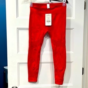 Fabletics leggings high waisted red